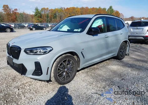 2022 BMW X3 M40I из США, поврежденный, VIN 5UX83DP09N9L00032